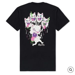 RIPNDIP black slimy boys men’s T-shirt | SMALL